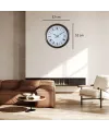 Bronze Mandala Desenli 52 x 52 Cm Duvar Saati