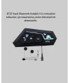 Bt22 Kask İçi Bluetooth Kulaklık Hızlı Eşleşme Ve Gürültü Önleyici Mikrofon