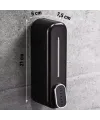 Buffer ® Siyah Duvara Monte Sıvı Sabunluk Dispenser 300 ml