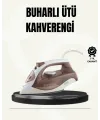 Buharlı Ütü 2200w Seramik Taban 300 Ml Kahverengi Dikey Ütüleme