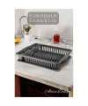 Bulaşık Durulama Sepeti Tabaklık Bulaşık Kurutmalık GRİ Alessi 715437
