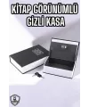 Büyük Boy Anahtarlı Kitap Görünümlü Gizli Kasa Çelik Kasa Altın Kasası