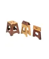 Büyük Boy Katlanabilir Plastik Tabure - Katlanır Tabure 23x27x36 cm