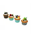Buzdolabı Magneti - Mini Muffin Tasarımlı - Karışık Model
