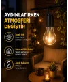 C Tipi Şarjlı Asılabilir Kamp Feneri