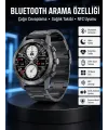 Çağrı Cevaplama Sesli Asistan Çoklu Dil Desteği 5.0 Bluetooth Akıllı Saat