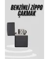 Çakmak Parlak Siyah Doldurulabilir Hedyelik Eşya