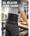 Çalışma Korsesi Güçlendirilmiş Elastik Bantlı Ayarlanabilir Bel Desteği