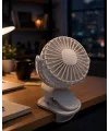 Çalışma Masası Ve Yatak Başlığı İçin Klipsli Mini Fan
