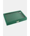 Cam Kapaklı Anfora Kumaş Batırmalı Yüzük Standı 24*34 cm