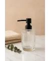 Cam Şeffaf Sıvı Sabunluk 200 ml Banyo Lavabo