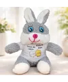 Canım Da Canım Balım Da Balım Tişörtlü Sevimli Peluş Tavşan