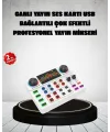 Canlı Yayın Ve Karaoke İçin Profesyonel Ses Kartı Bluetooth Destekli