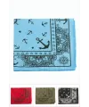 Çapa Desenli Keten Bandana 50*50