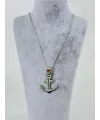 Çapa Figürü Çelik Erkek Kolye - Ekl0078