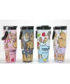 Capybara Desenli Isı Muhafazalı Pipetli Dev Çelik Termos (Tumbler)
