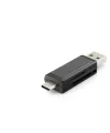 Card Reader Usb + Type-C Mıcro Sd Siyah HDX7026