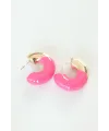 CCB Pembe Gold Çift Renk Küpe