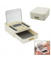 Çek-bırak=aç-kapa20x22 - Y:8.5cmaynalı Takı Organizer Çekmece+1 Kat-10 Bölme
