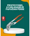 Çelik Alaşımlı Ayarlı Papağan Pense Yalıtımlı Sap