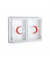 Cam 2 Kapaklı Ecza Dolabı IEG3BGX