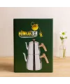 Çelik Çaydanlık Seti (1.1L Üst + 2L Alt) Kendinden Süzgeçli