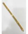 Çelik  Erkek Çelik Bileklik Boy 21.5 Cm / En 1.0 Cm  - Ebl0062