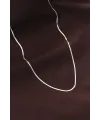 ietaks™ Çelik Gümüş Renk 60 cm İnce İtalyan Zincir Kolye