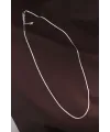 ietaks™ Çelik Gümüş Renk 60 cm İnce İtalyan Zincir Kolye