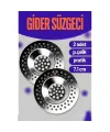 Çelik Lavabo Süzgeci 2 ADET