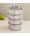 Çelik Sefer Tası 14 cm - 4lü Set (4.5 cm Derinlik)