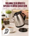 Çelik Su Isıtıcı Kettle Dayanıklı Paslanmaz Çelik Uzun Ömürlü
