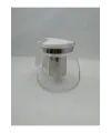Çelik Süzgeçli Cam Demlik 900 Ml. Royaleks-8882