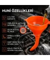 Çelik Süzgeçli Huni - Spiralli ve Sabit Borulu - 2.2 Litre Kapasite