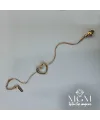 Çelik Taşsız Kalp Düğüm Bileklik - Kbl0034