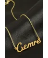 Cemre isimli kolye (Kişiye Özel)