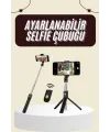Cep Telefonu Tripod Standı Manyetik Selfie Sopa Bluetooth Uzaktan Kumandalı