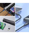 Cep Tipi 60W Bas Aç Type-C,İphone Şarj,Micro USB Hızlı Şarj Data Kablo Seti