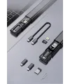 Cep Tipi 60W Bas Aç Type-C,İphone Şarj,Micro USB Hızlı Şarj Data Kablo Seti