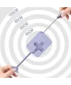 Cep Tipi Telefon Tutuculu Makaralı Uzayıp Kısalabilen 3'ü 1 Arada Usb Şarj Kablosu