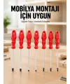 Çeşitli Vidalama İşleri İçin 7li Tornavida Takımı