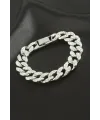 Chain Zirkon Taşlı Lüks Çelik Zincir Bileklik