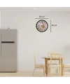 Chef Kitchen Siyah 36 Cm Dekoratif Duvar Saati