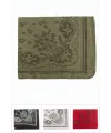Çiçek Desenli Keten Bandana 50*50