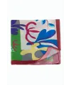 Çiçek Desenli Zr Şifon Fular 50*50 cm