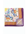 Çiçek Desenli Zr Şifon Fular 50*50 cm