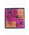 Çiçek Desenli Zr Şifon Fular 50*50 cm