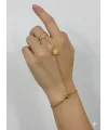 Çiçek Detaylı Çelik Şahmaran - Sahmar0043