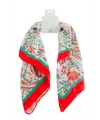 Çiçek Zr Saten Fular 50*50 cm