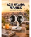 Çift Başlıklı Masa Ve Duvara Monte Edilebilir Vantilatör